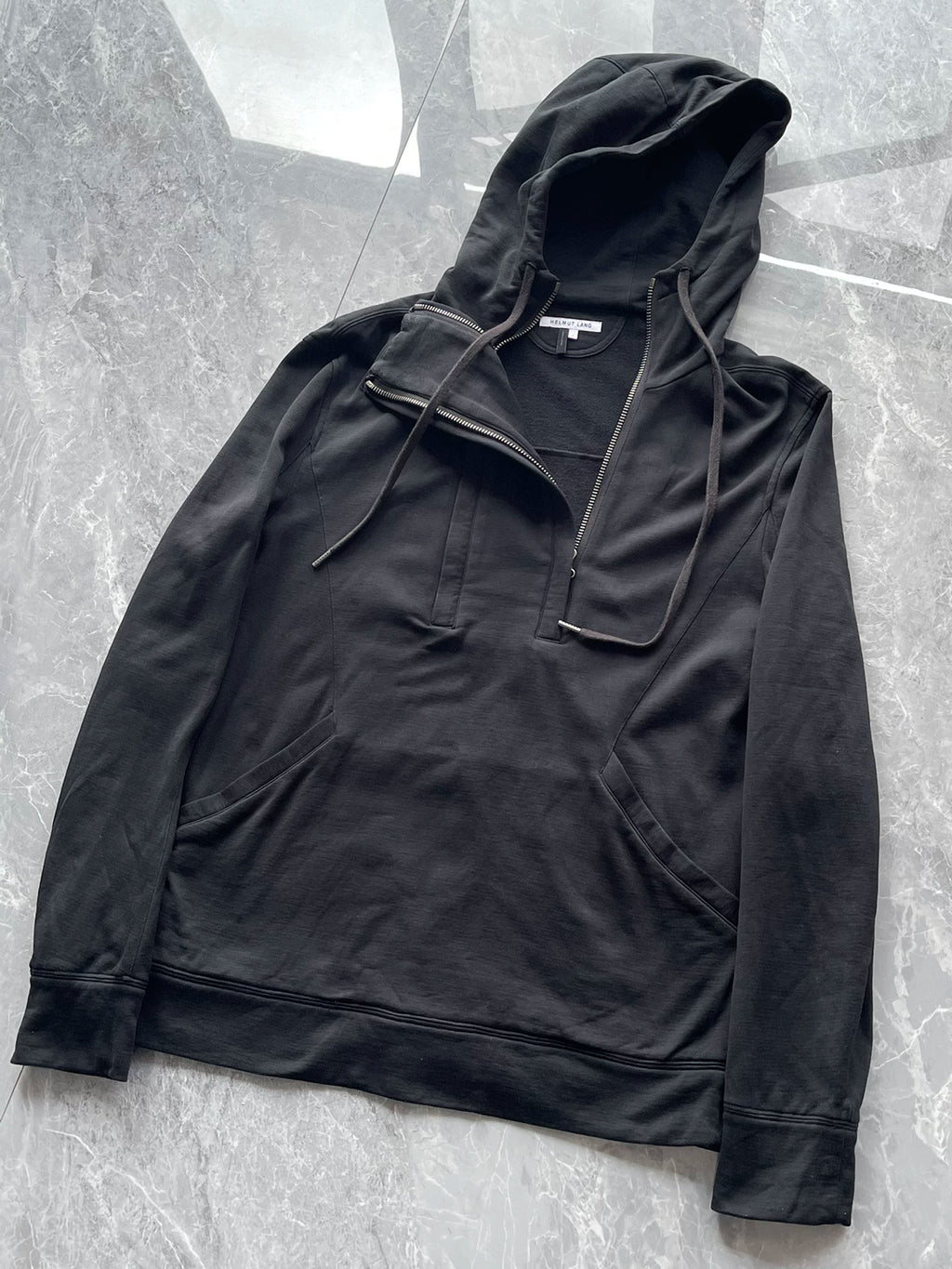 Helmut Lang Double Zipper Sweatshirt Jacket Coat