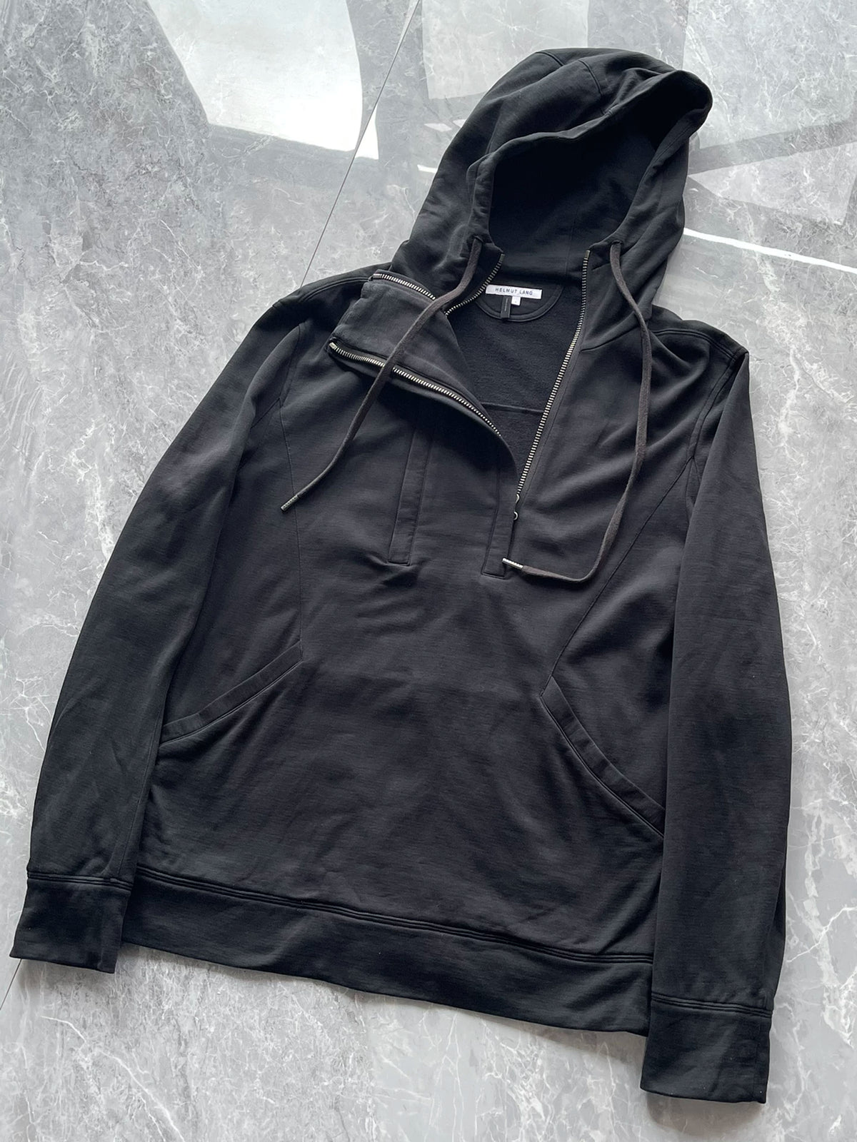 Helmut Lang Double Zipper Sweatshirt Jacket Coat