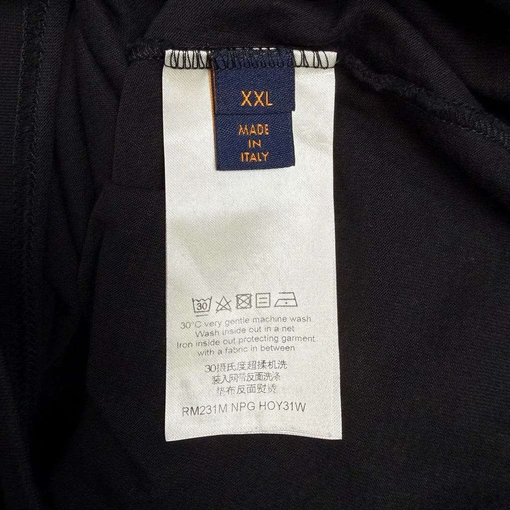 Louis Vuitton Long Sleeve Top Multicolor Logo T-Shirt