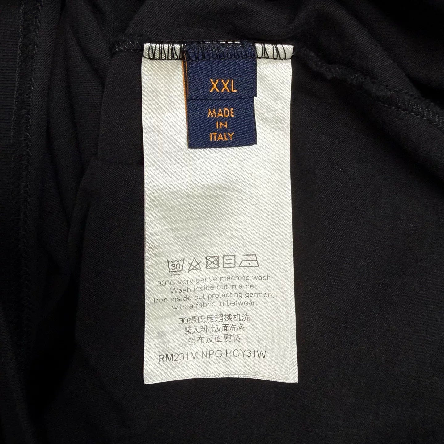 Louis Vuitton Long Sleeve Top Multicolor Logo T-Shirt
