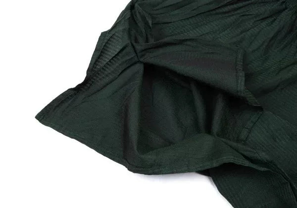 Issey Miyake Vintage Green Pleated Top