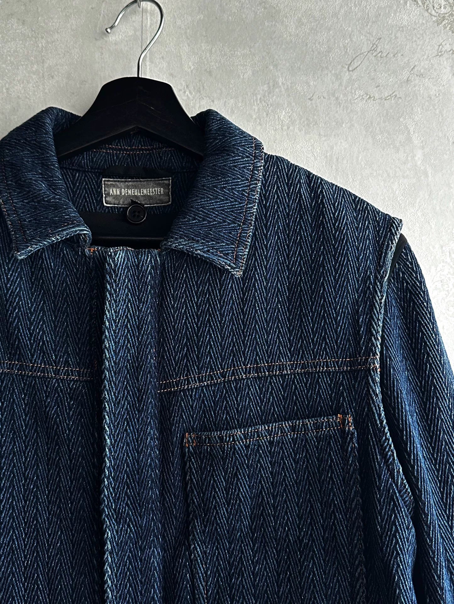 Ann Demeulemeester 16FW Blue Denim Jacket