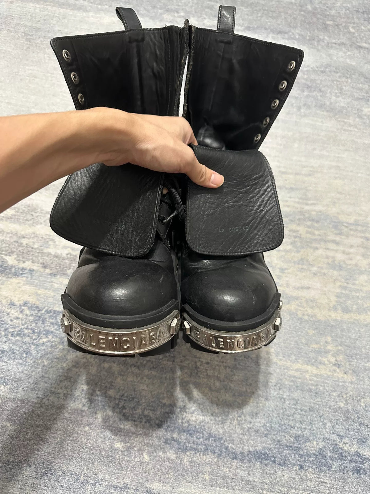 Balenciaga FW23 Bulldozer Slim Boots