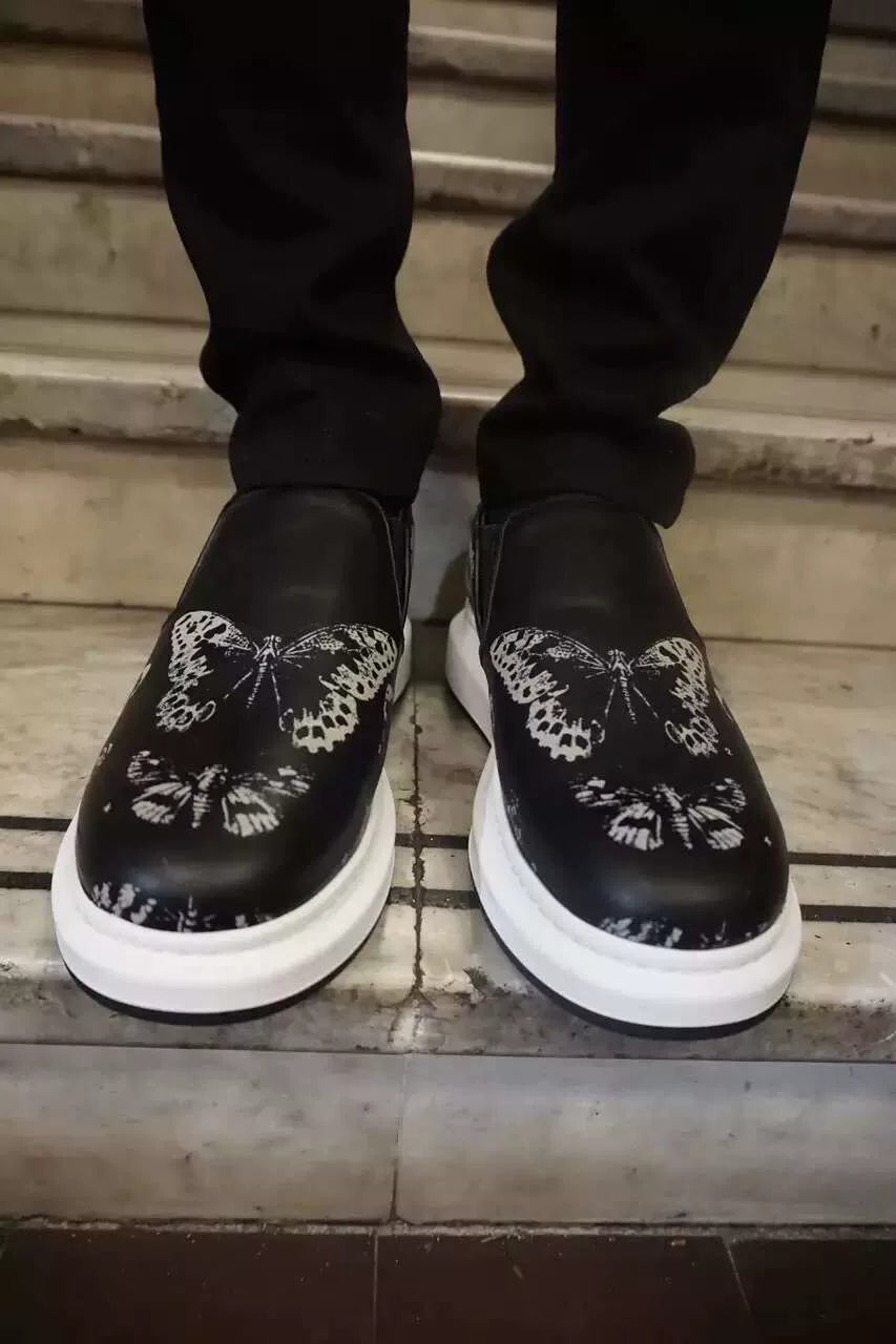 Alexander McQueen FW16 Black Leather Sneaker
