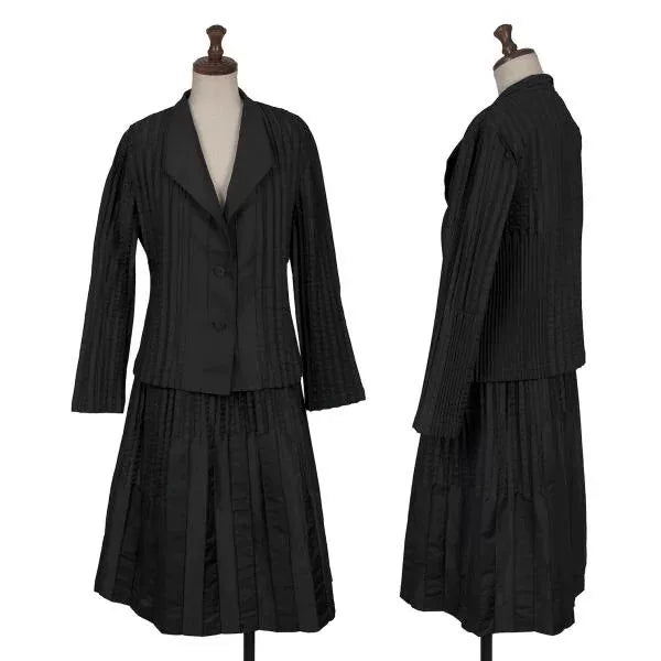 Issey Miyake Vintage Black Pleated Skirt