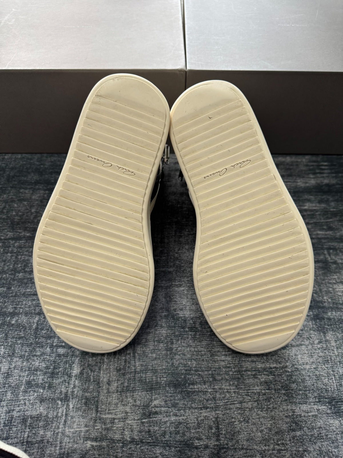 Rick Owens Inverted-Triangle Platform Sneakers