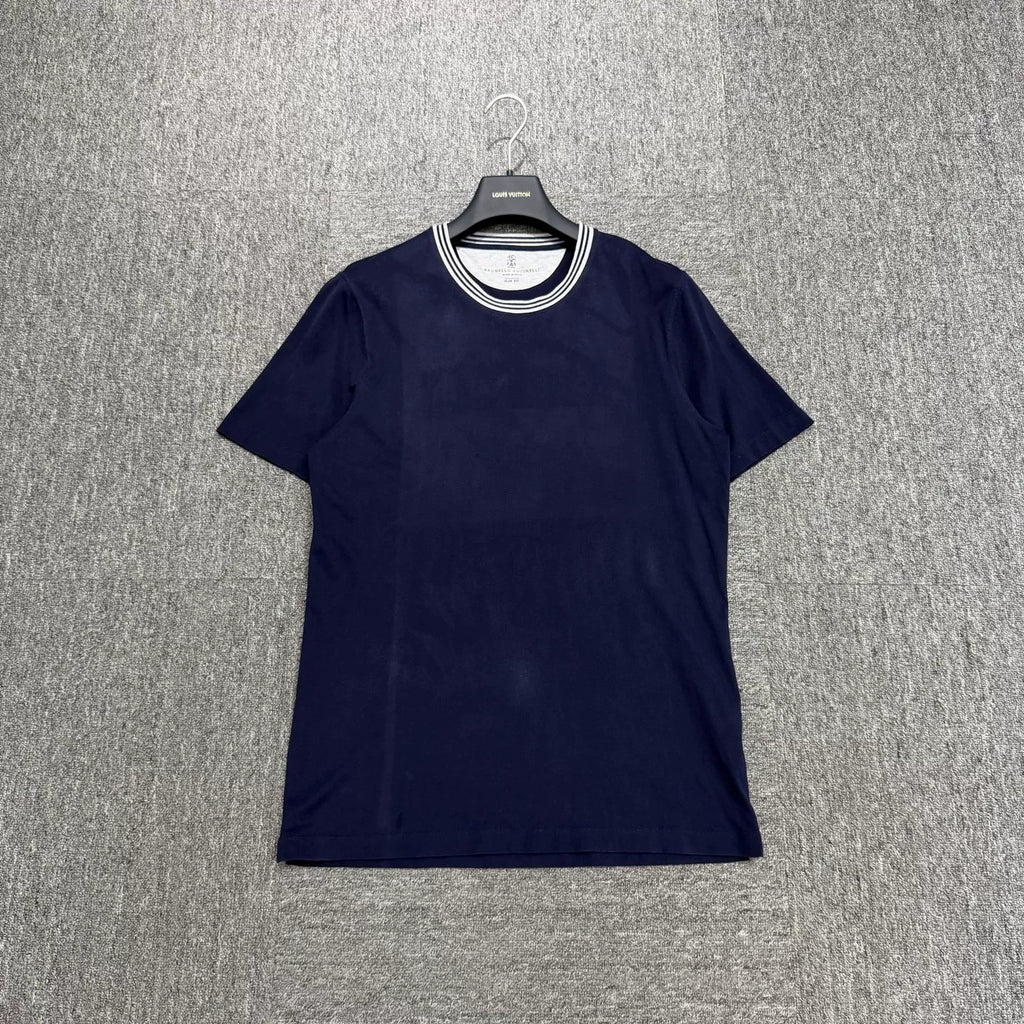 Brunello Cucinelli Striped Collar Shirt