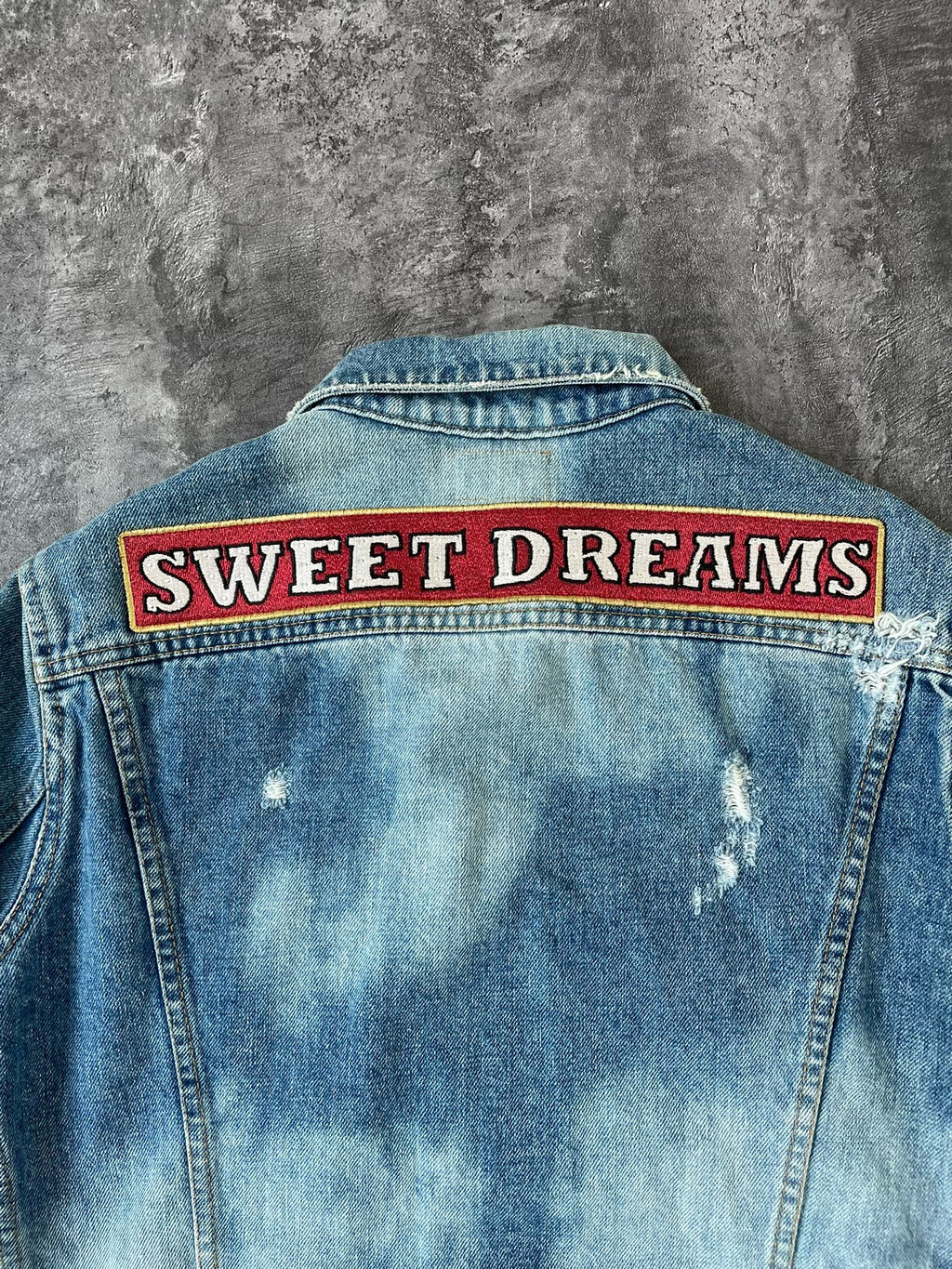 Saint Laurent SS17 Distressed Sweet Dreams  Denim Jacket