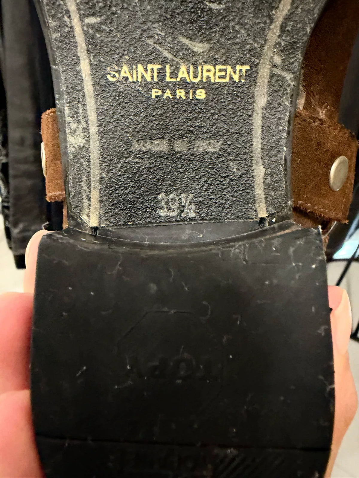 Saint Laurent FW15 Wyatt Brown Suede Chelsea Boots by Hedi Slimane