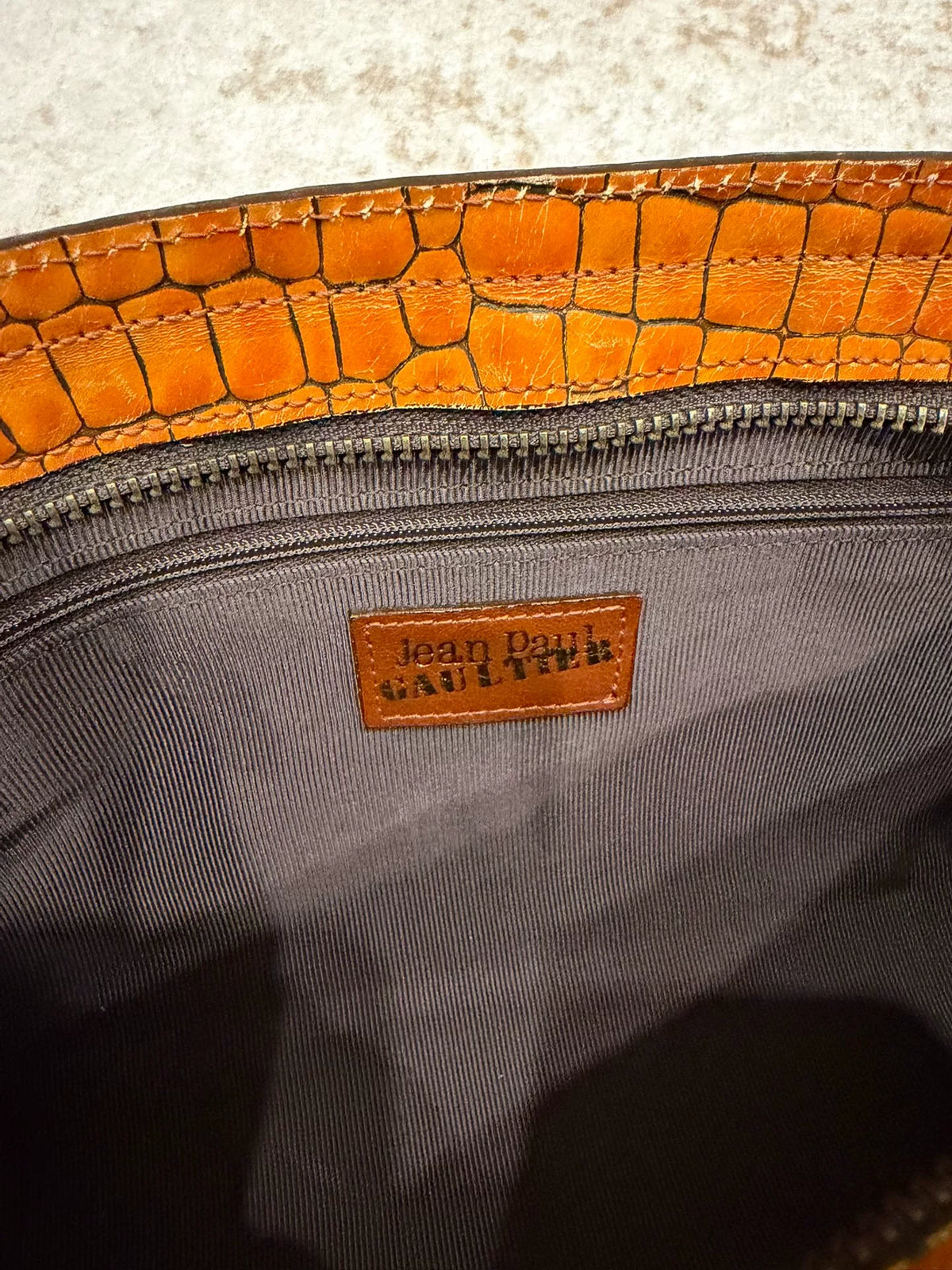 Jean Paul Gaultier Snake-Pattern Tote Bag