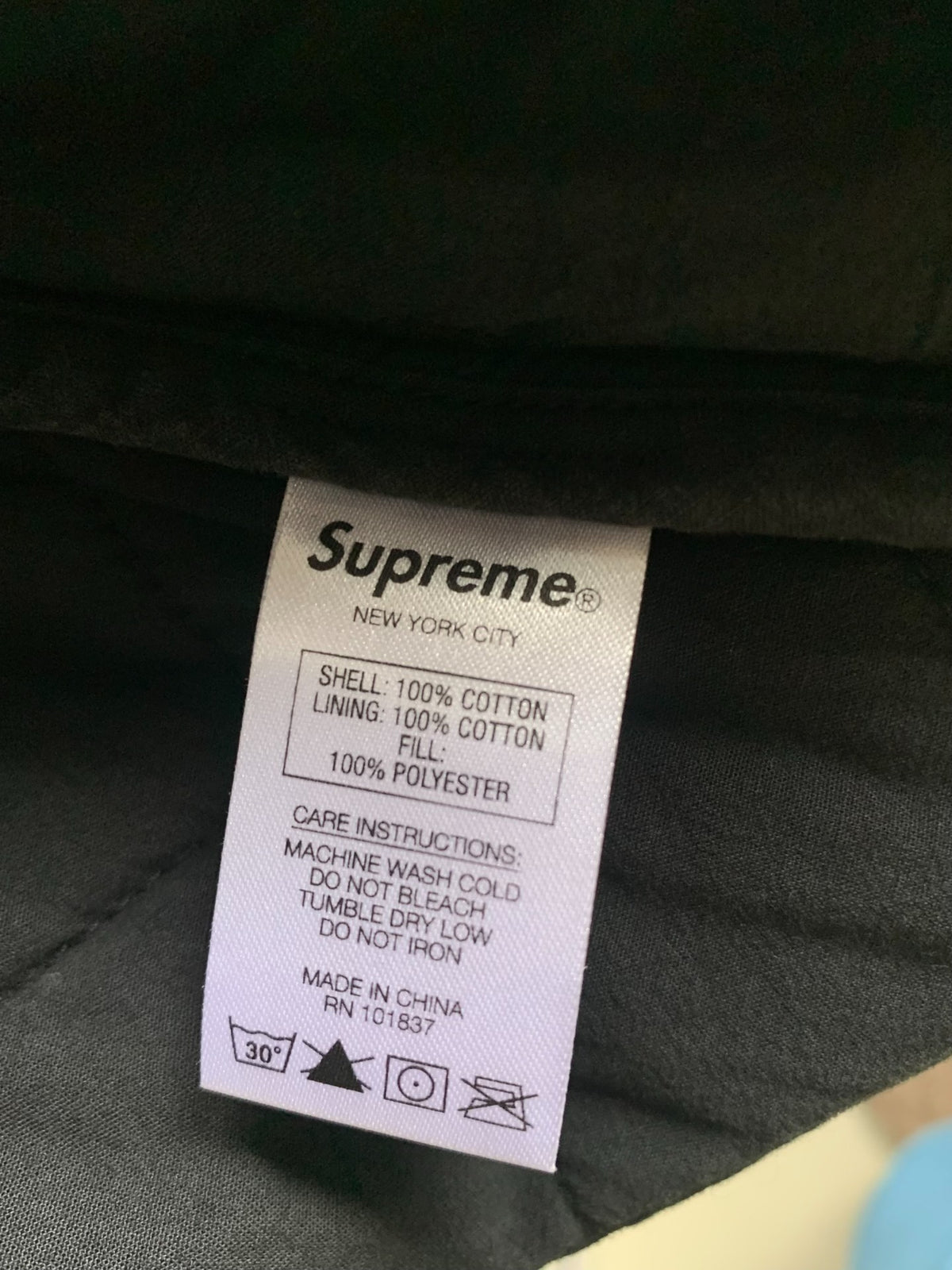 Supreme checkered cotton jacket