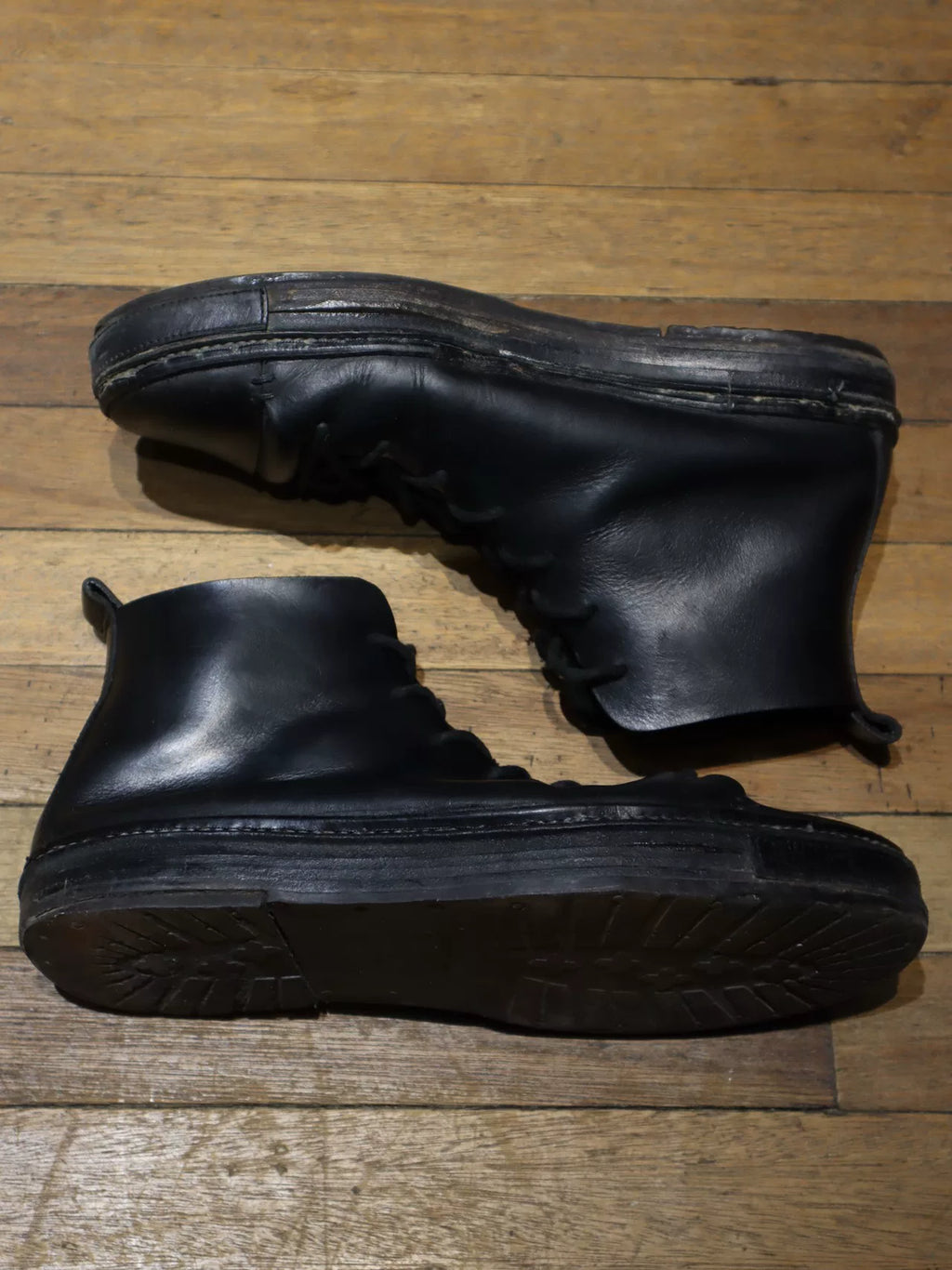 Ann Demeulemeester Leather Sneakers
