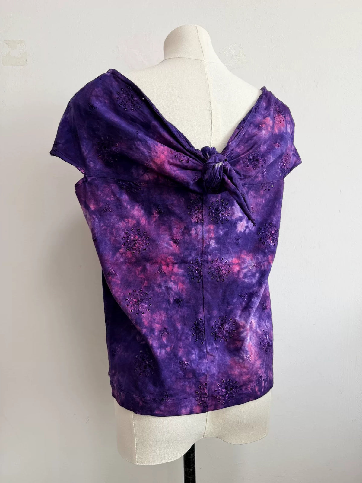 Comme des Garçons Tricot line tie-dye T-shirt top