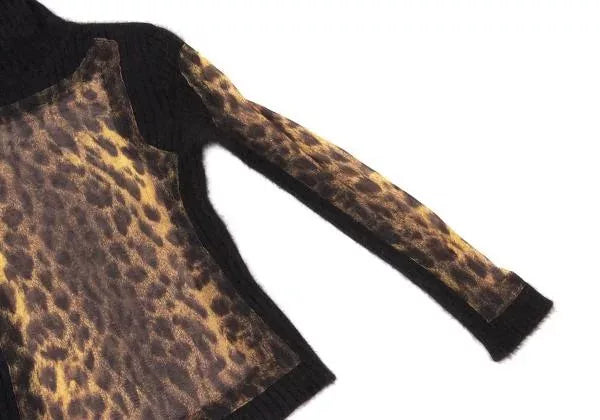 Jean Paul Gaultier Vintage Leopard Print Mesh Top
