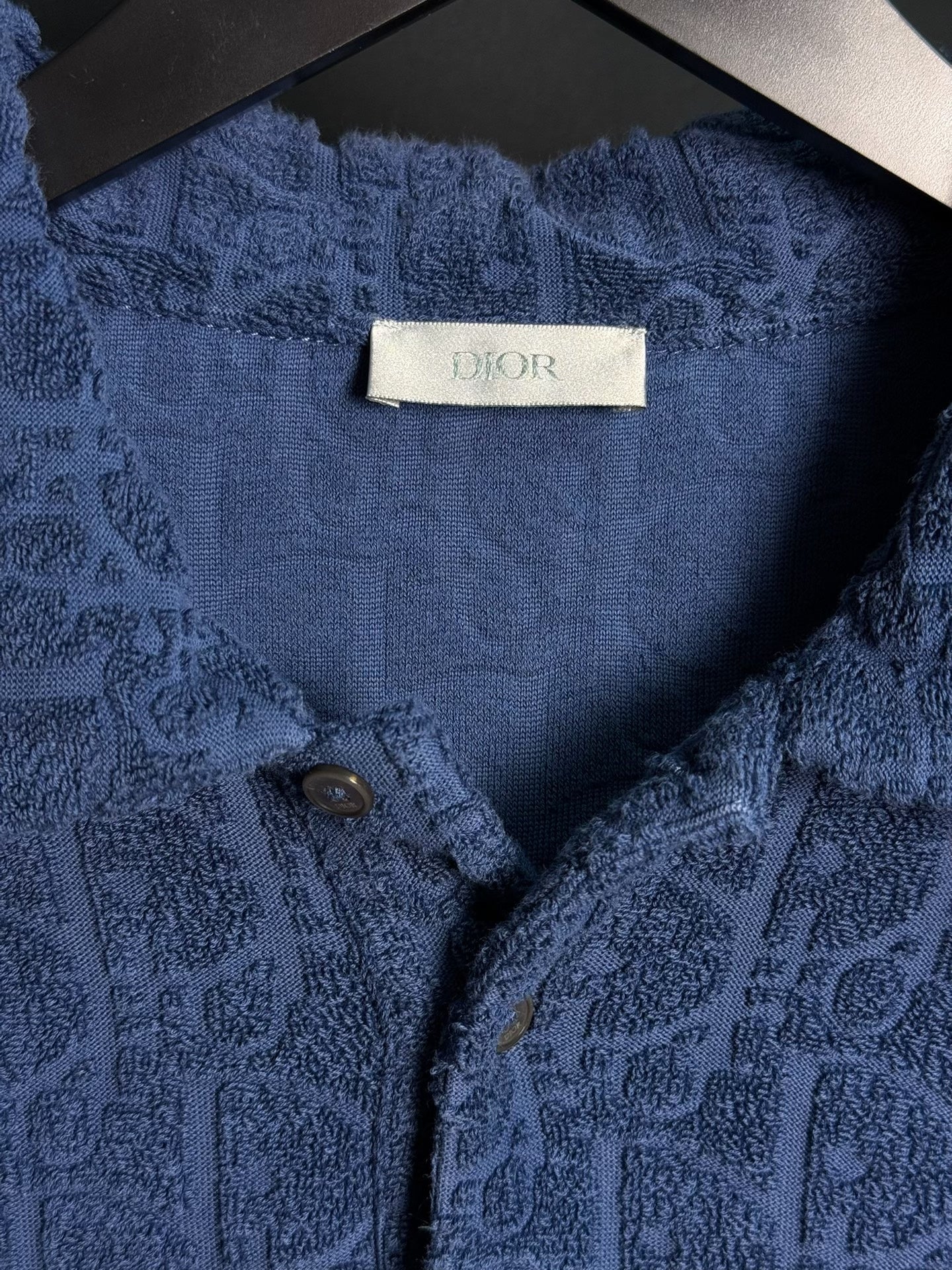 Dior Terry Monogram Polo T-Shirt