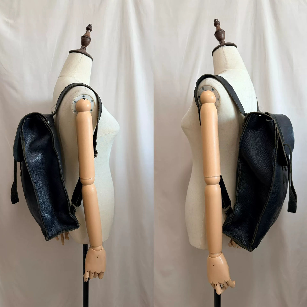 Yohji Yamamoto Backpack Handbag Leather Bag