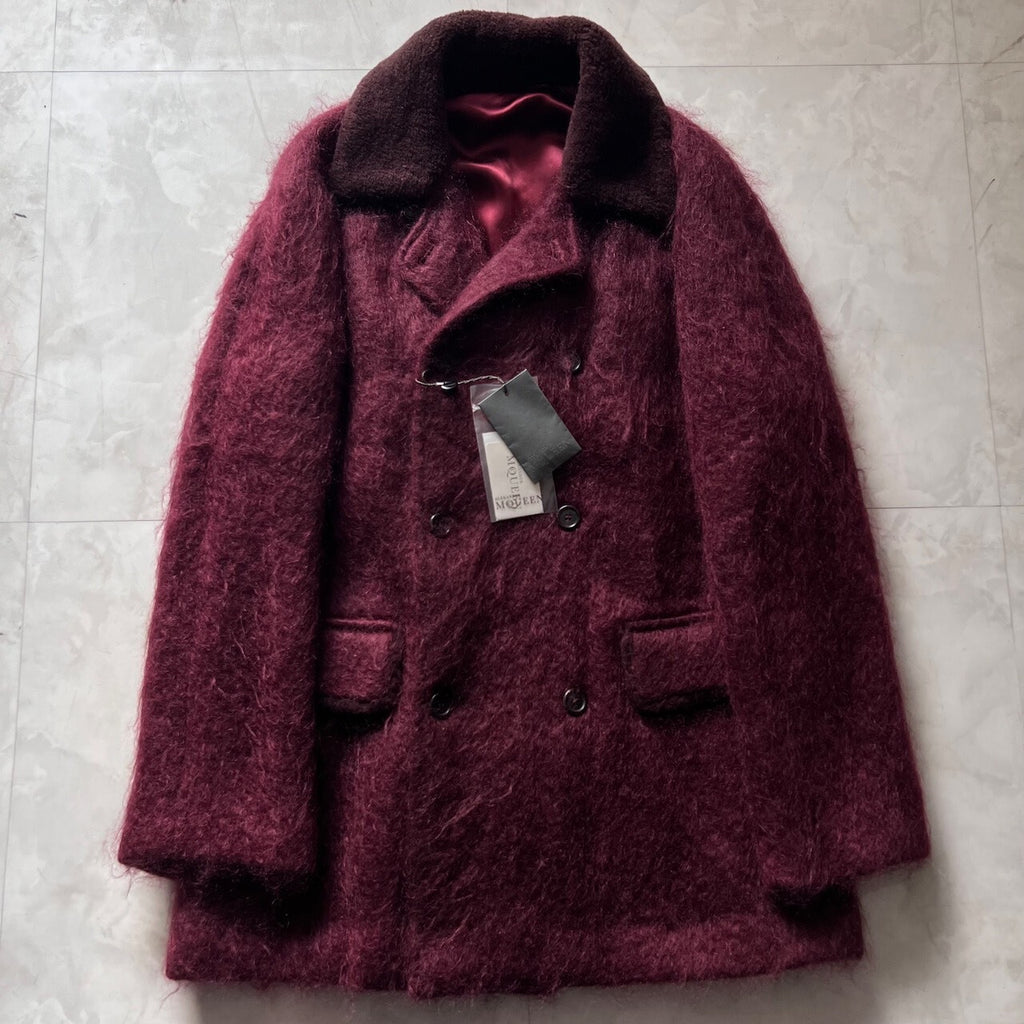 Alexander McQueen Mohair Double-Breasted Coat