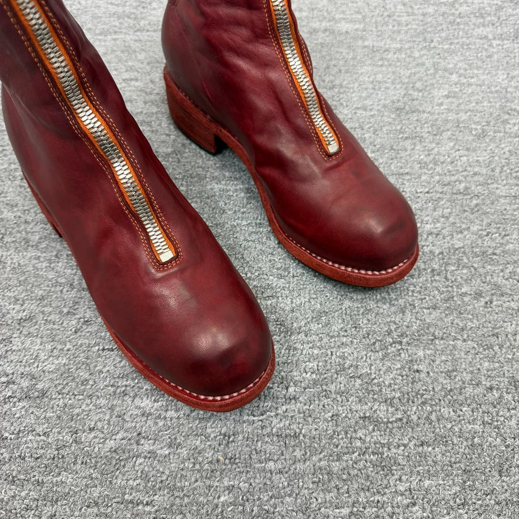Guidi Pl2 Red Boots