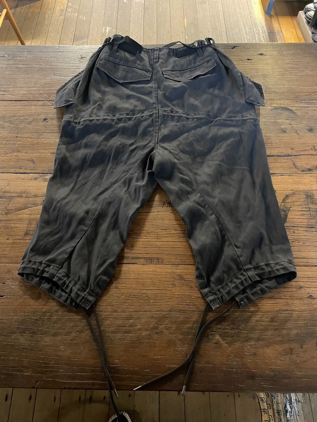 Julius SS19 BEELEBUB Work Utility Coated Cotton Pants