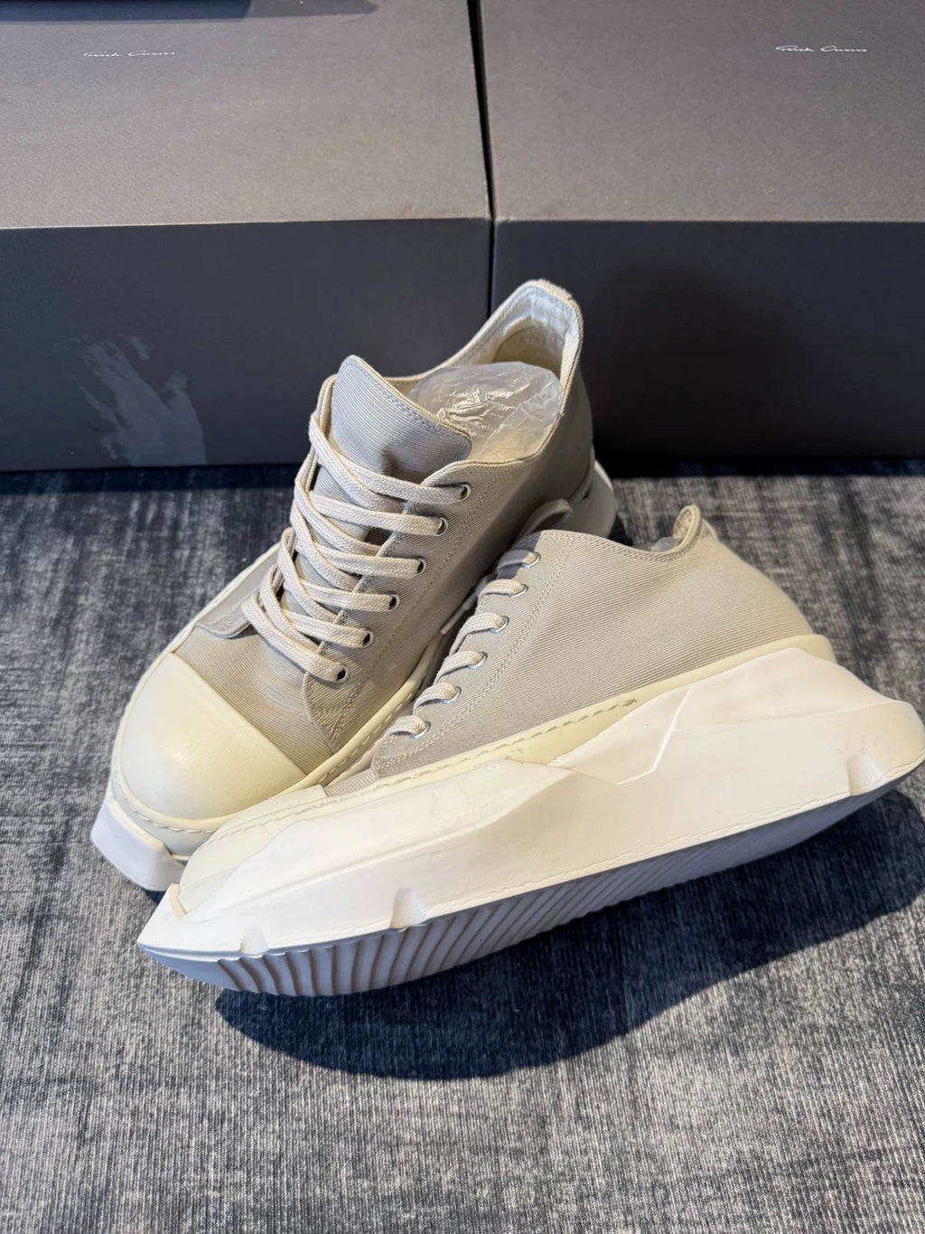 Rick Owens Gray Sneakers