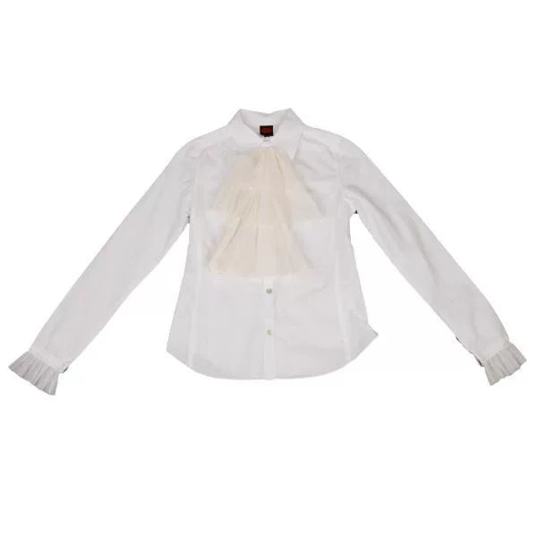 Jean Paul Gaultier Vintage White Pleated Shirt