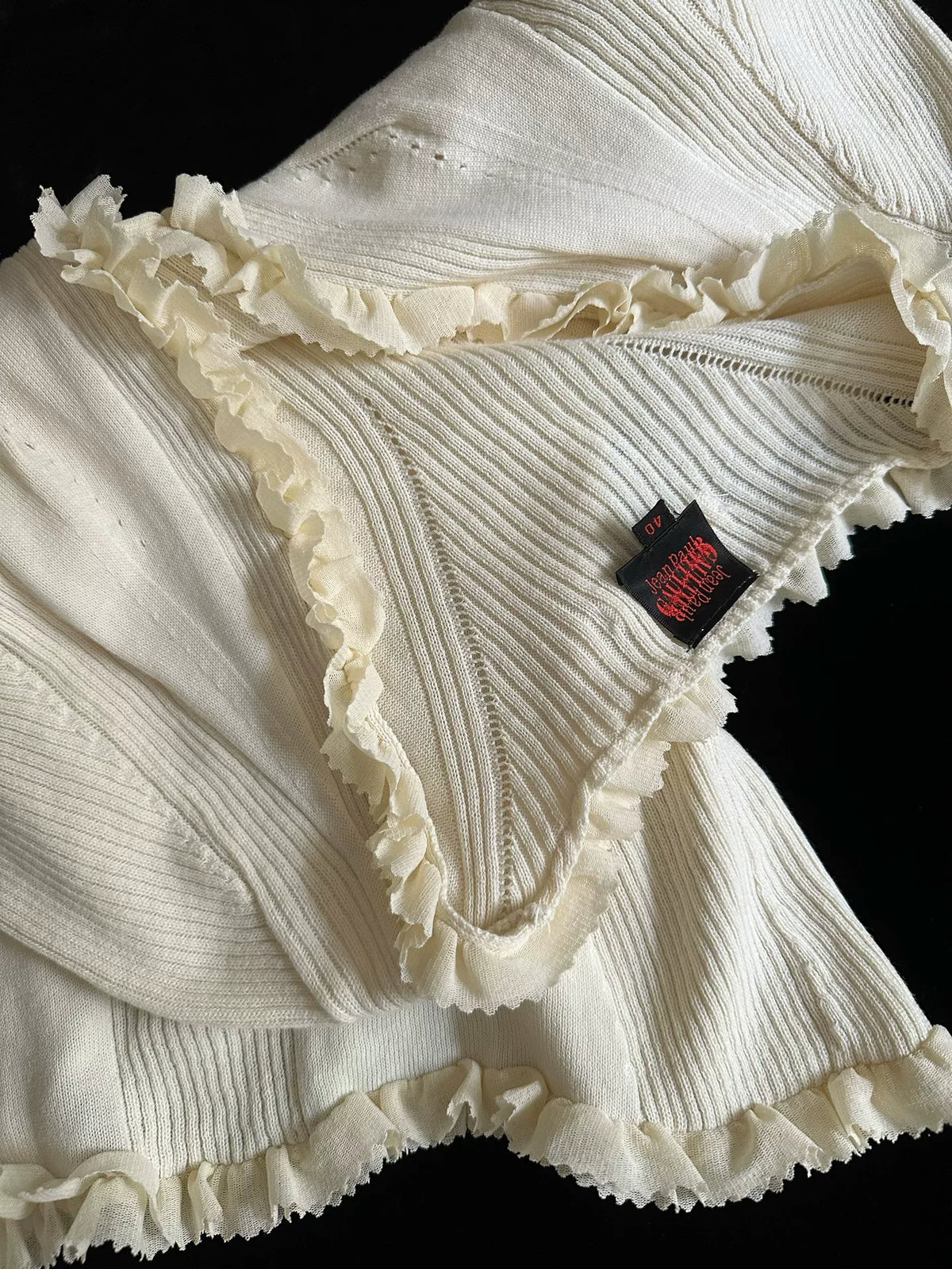 Jean Paul Gaultier Vintage Knit Cardigan Top