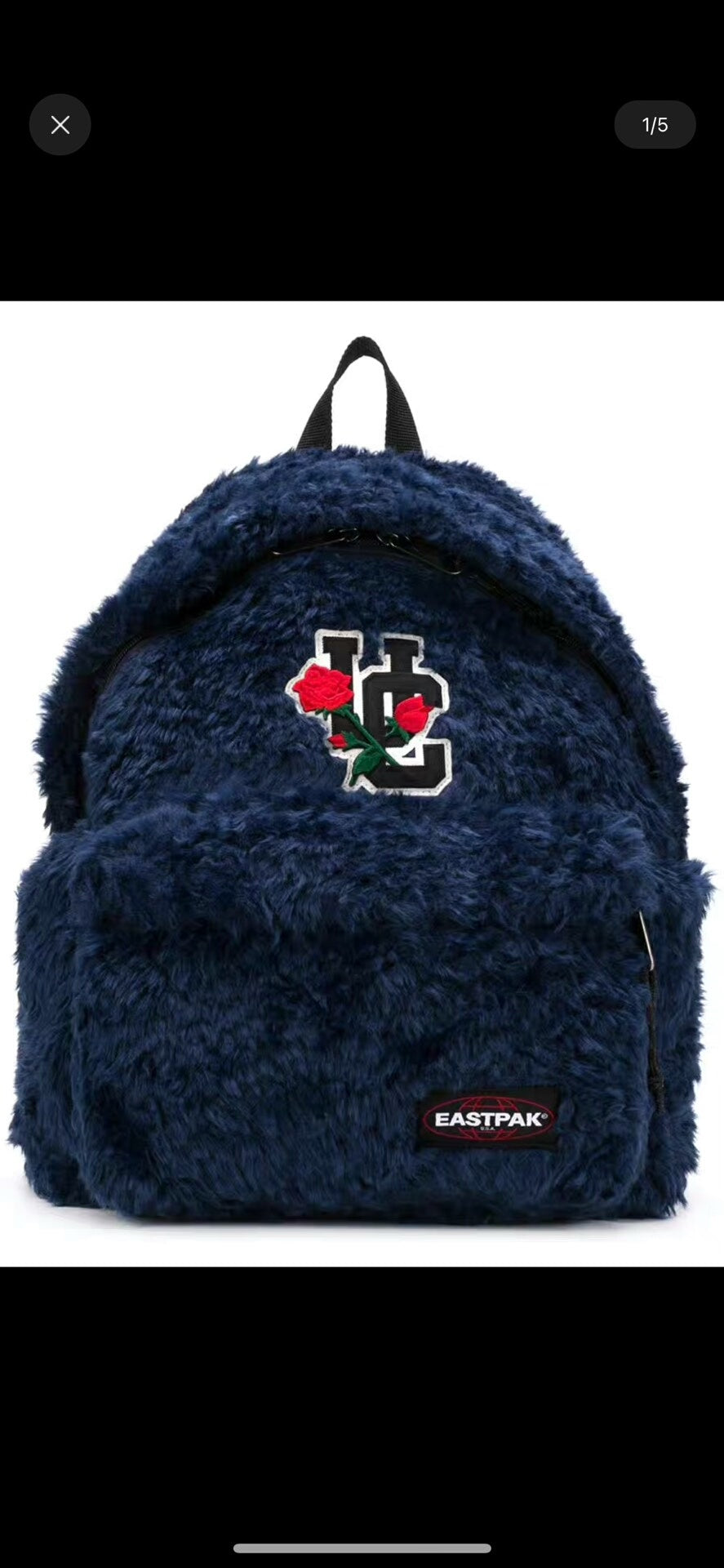 UNDERCOVER EASTPAK Jun Takahashi Faux Fur Plush Backpack