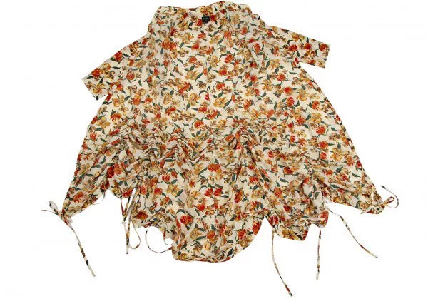 Jean Paul Gaultier Vintage Yellow Floral Mesh Dress