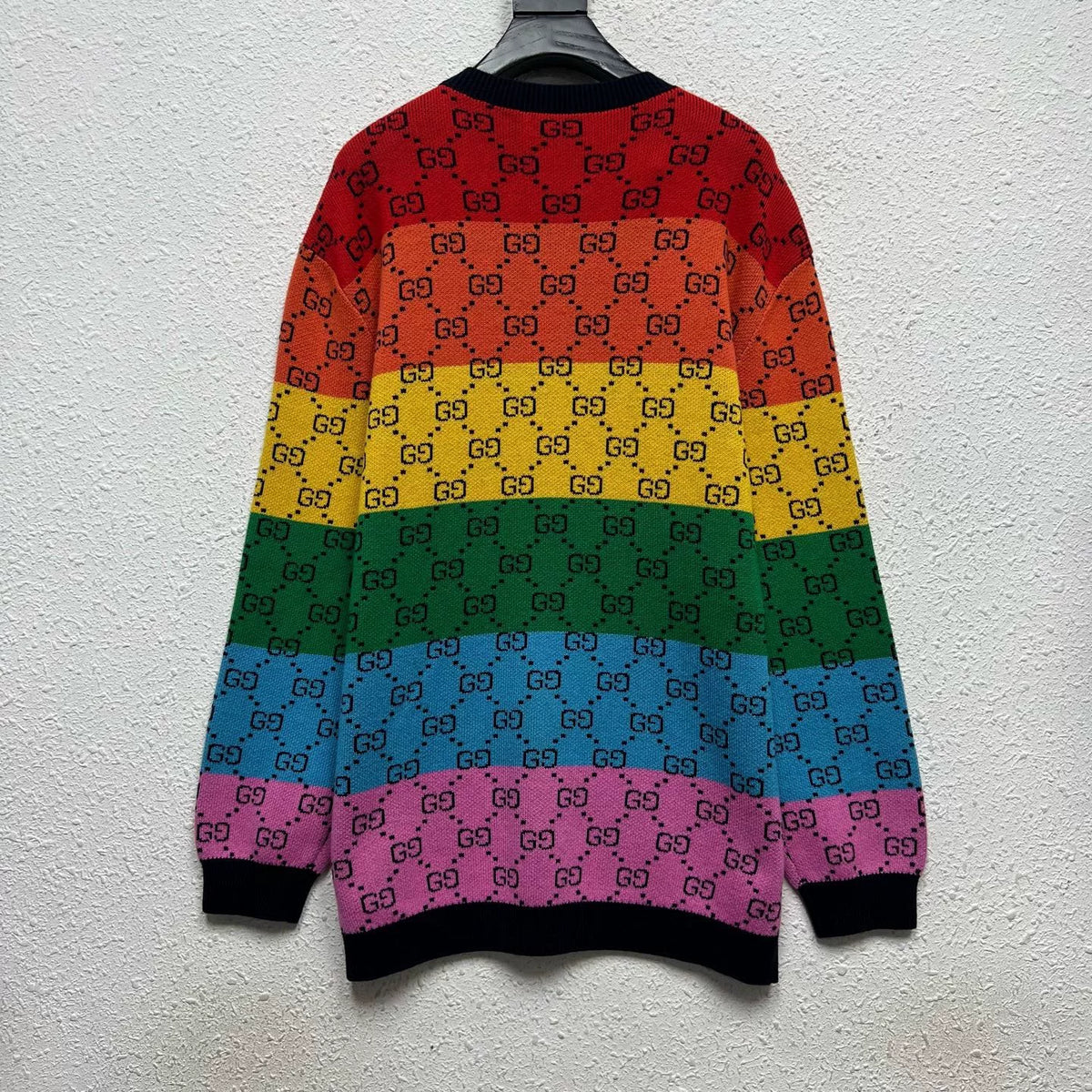 Gucci All-Over Vintage Rainbow Sweater