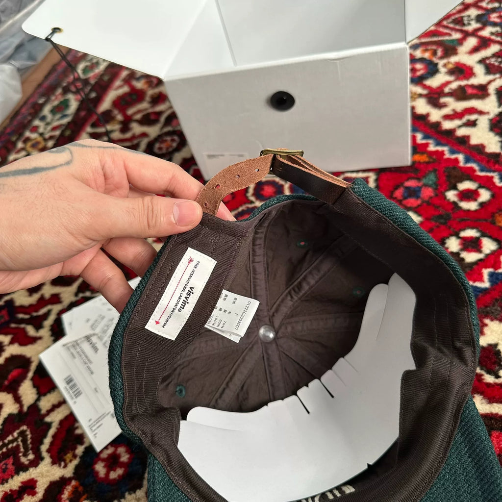 visvim AW22 EXCELSOIOR II Green Baseball Cap