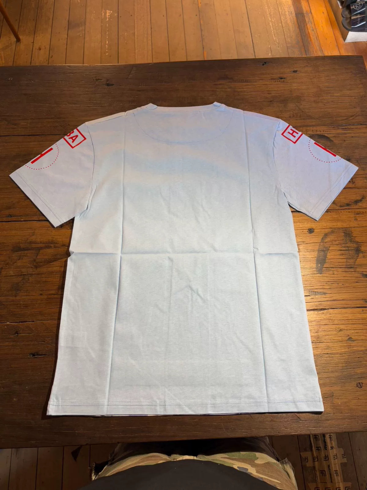 HBA Hood By Air FW15 Allover Mirror Saint Print Cotton Tee