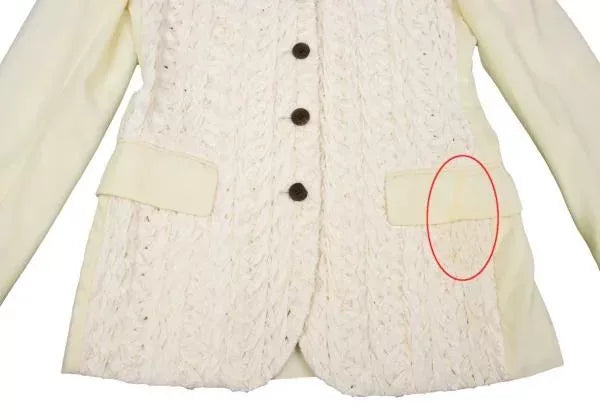 Jean Paul Gaultier Vintage Beige Lace Blazer