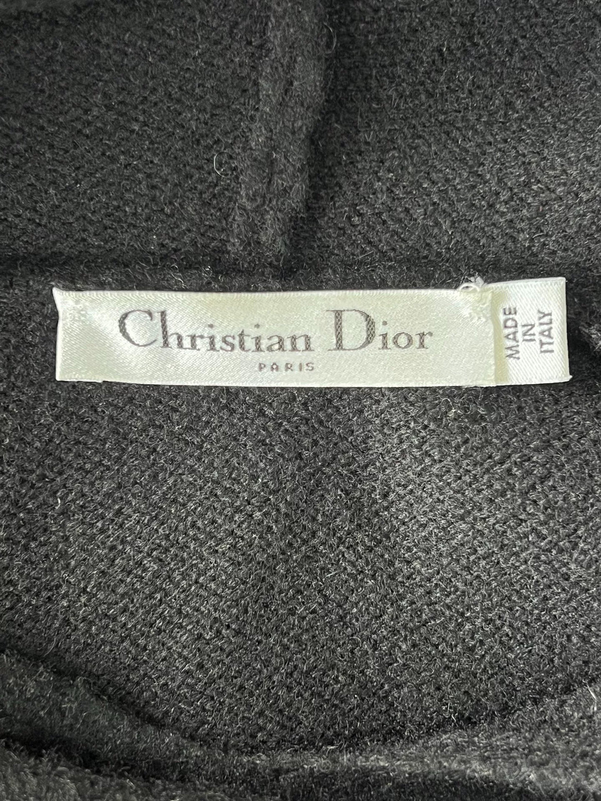 Dior J'ADIOR Figure-8 Hooded Cashmere Knit Sweater