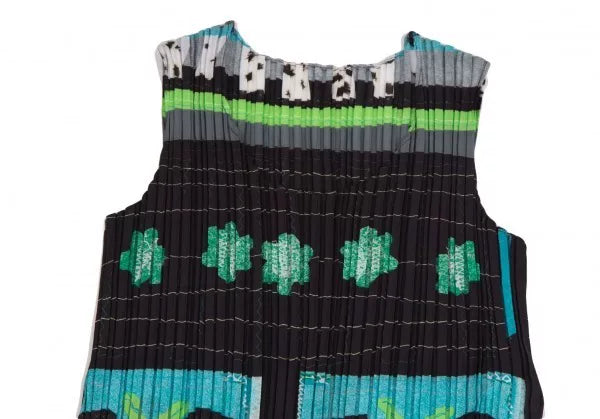 Issey Miyake Vintage Geometric Pleated Dress