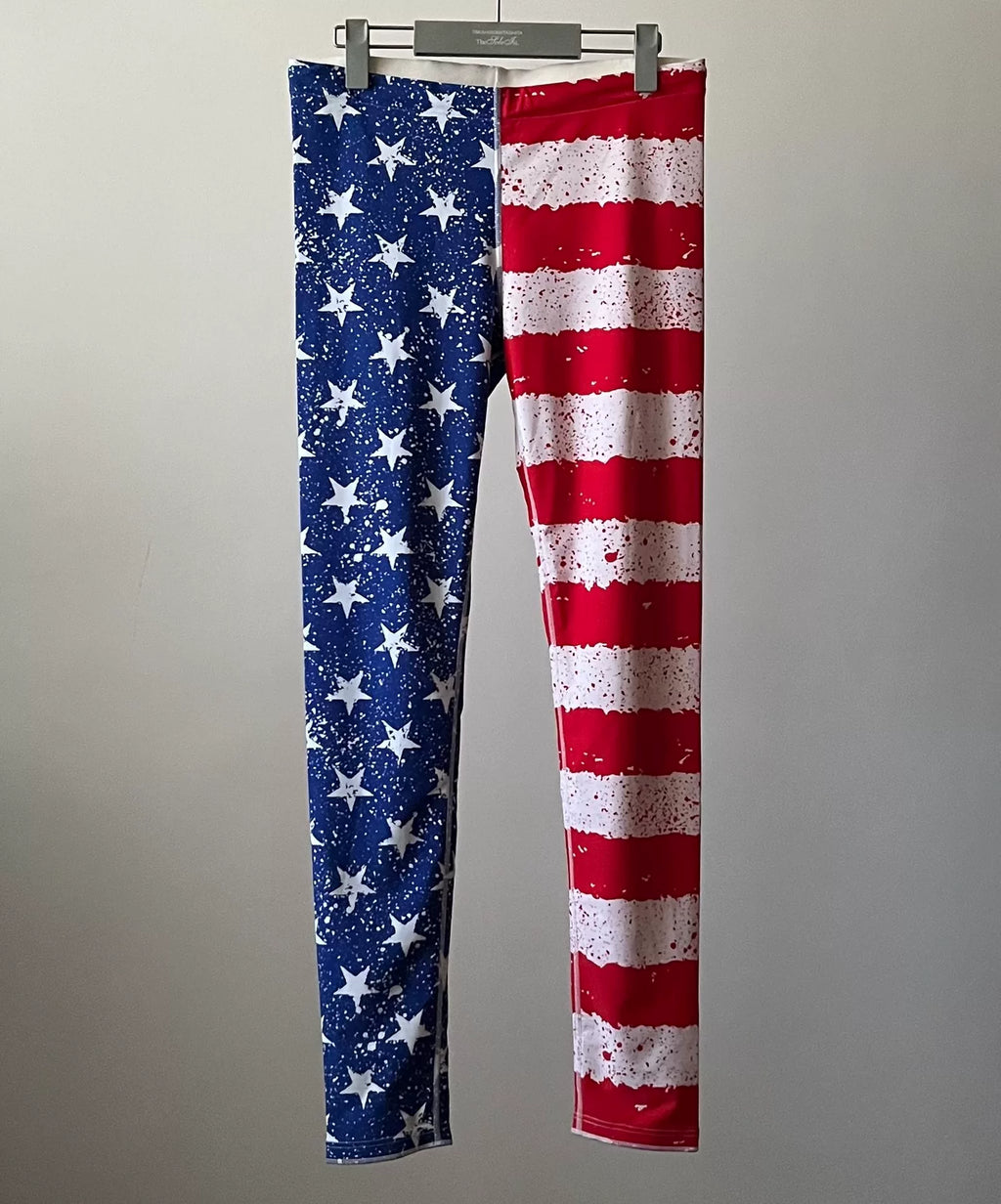 Number (n)ine American Flag Leggings