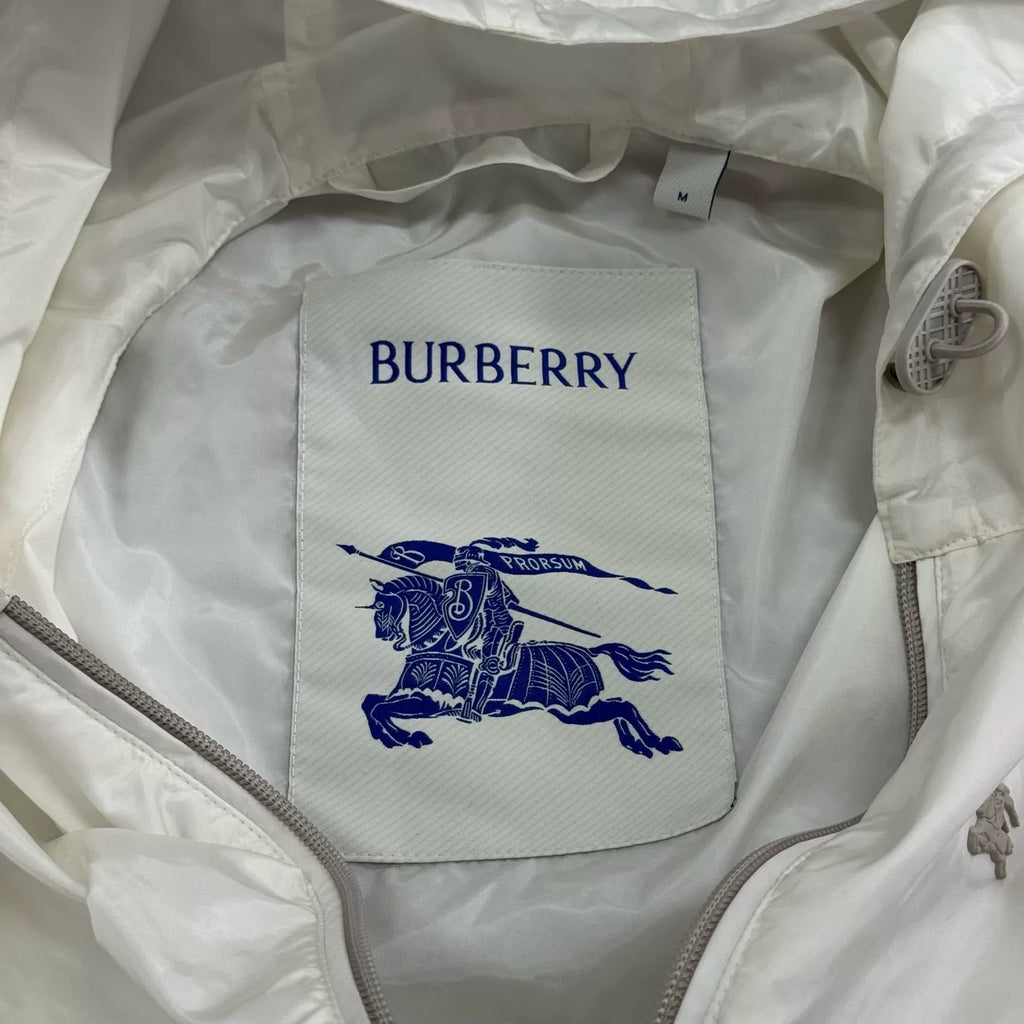 Burberry White Short Trench Coat