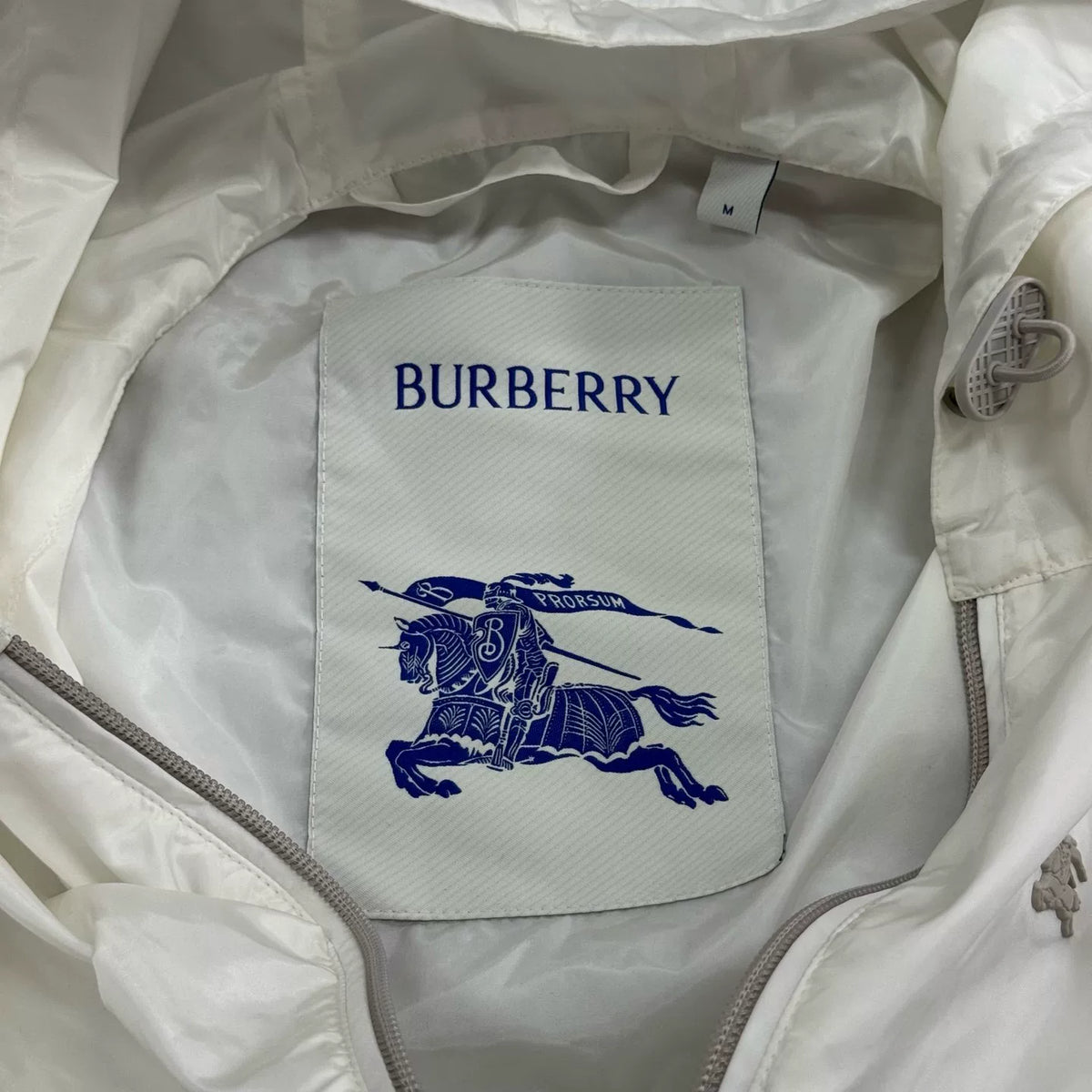 Burberry White Short Trench Coat