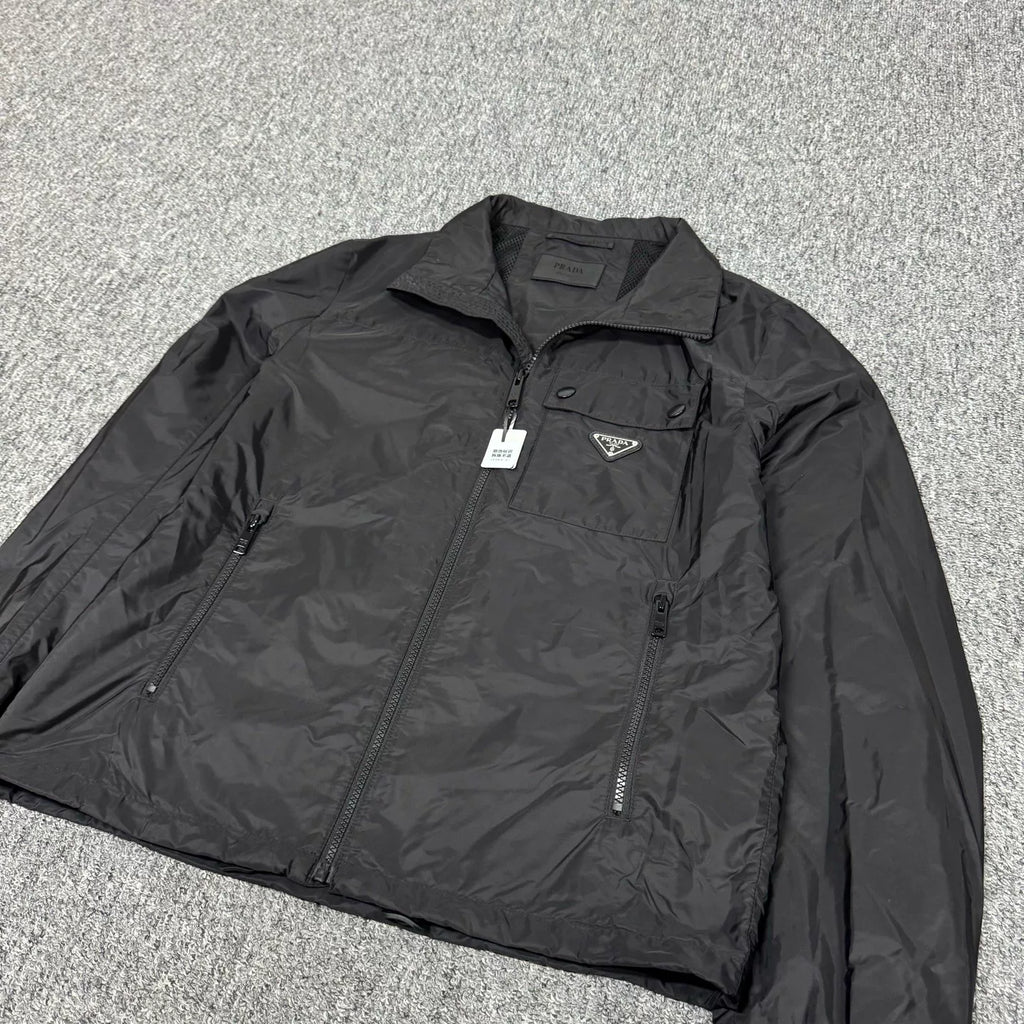 Prada Triangle Logo Nylon Jacket