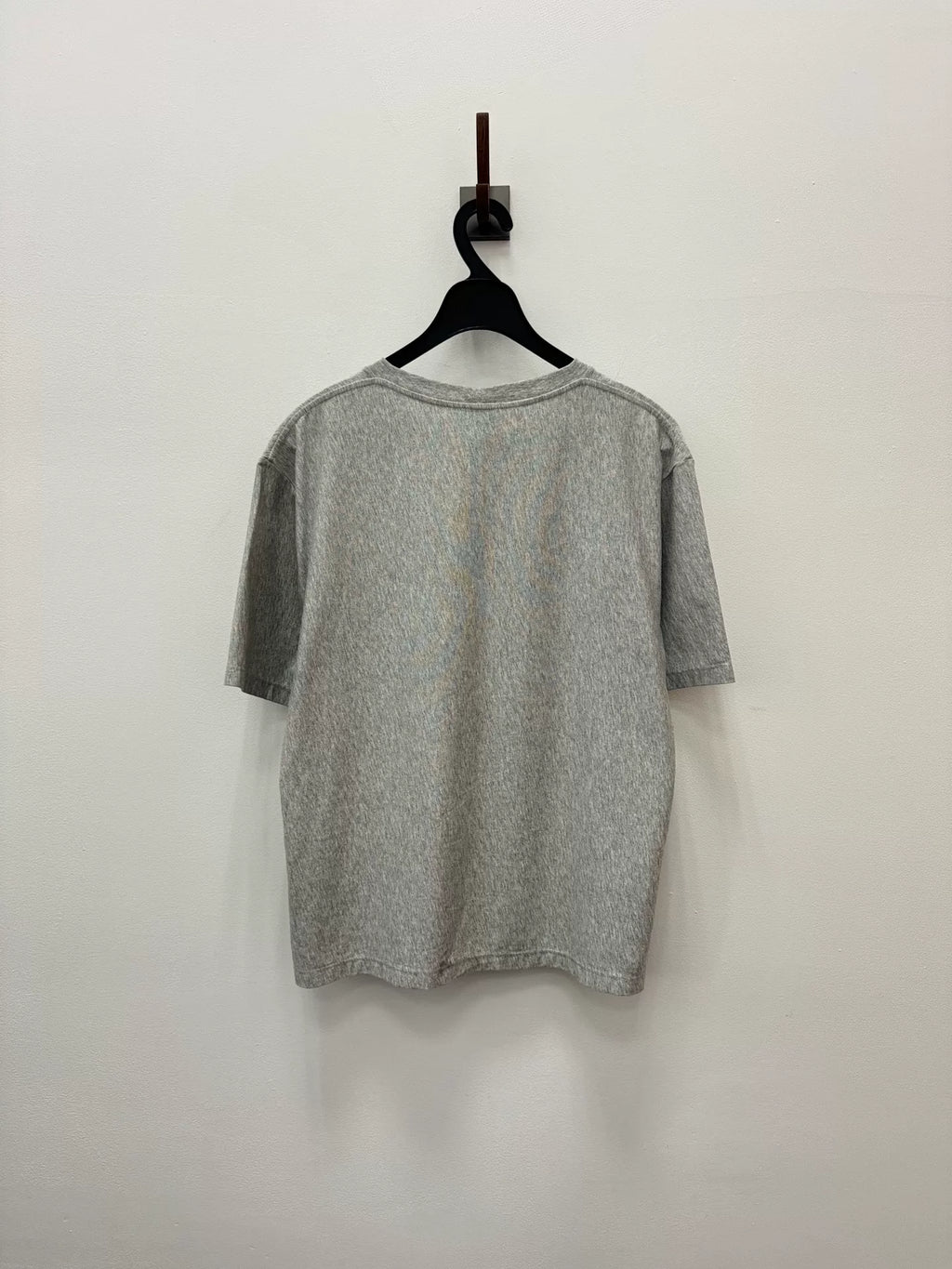 Celine SS26 Grey Logo Print Short Sleeve T-Shirt
