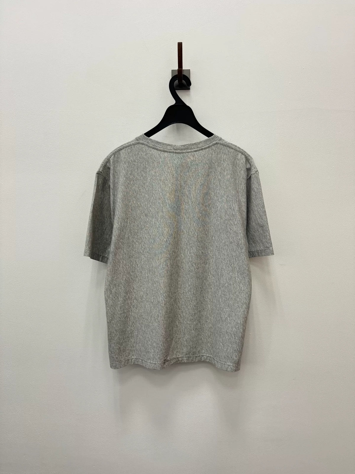 Celine SS26 Grey Logo Print Short Sleeve T-Shirt