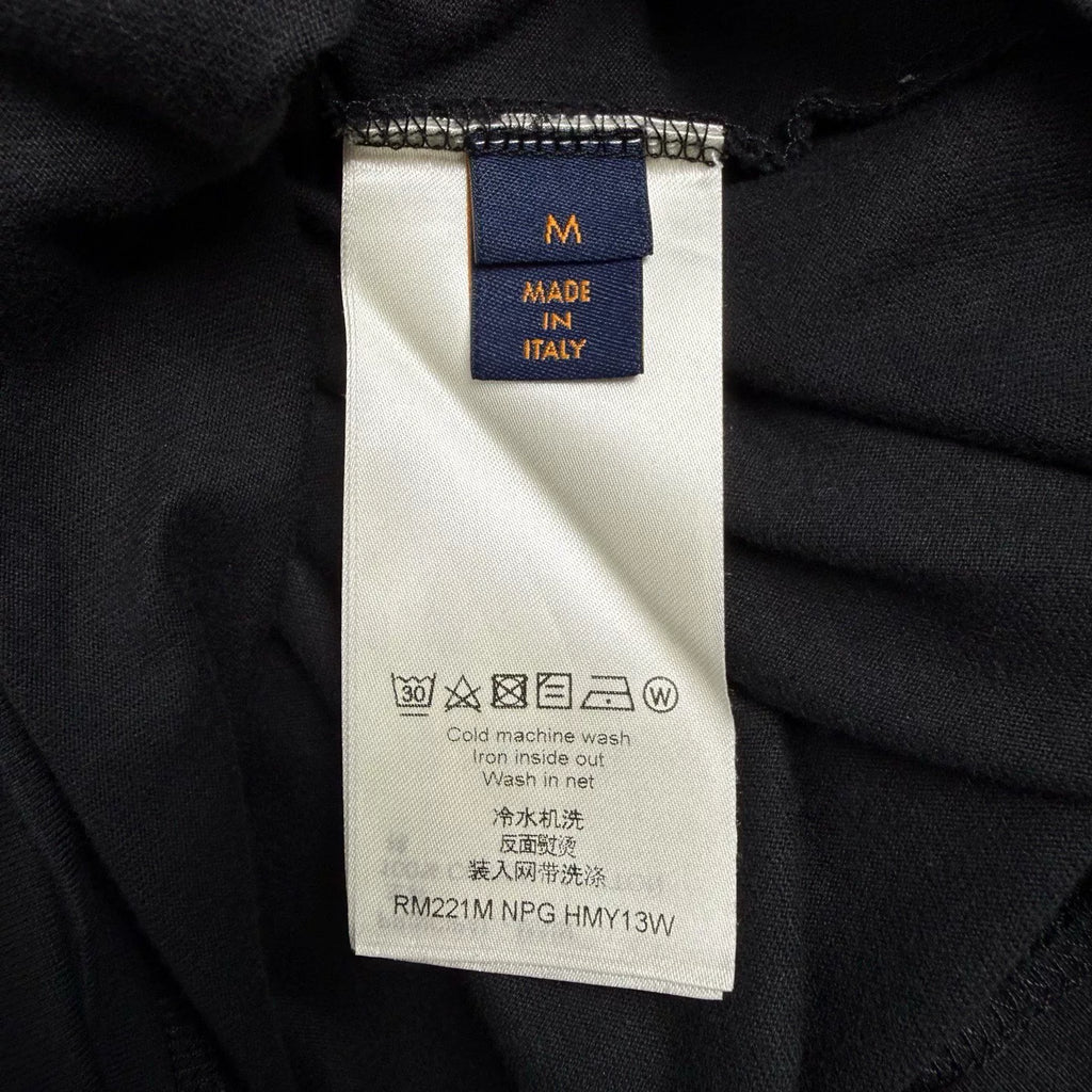 Louis Vuitton Print Crew Neck Short Sleeve Shirt