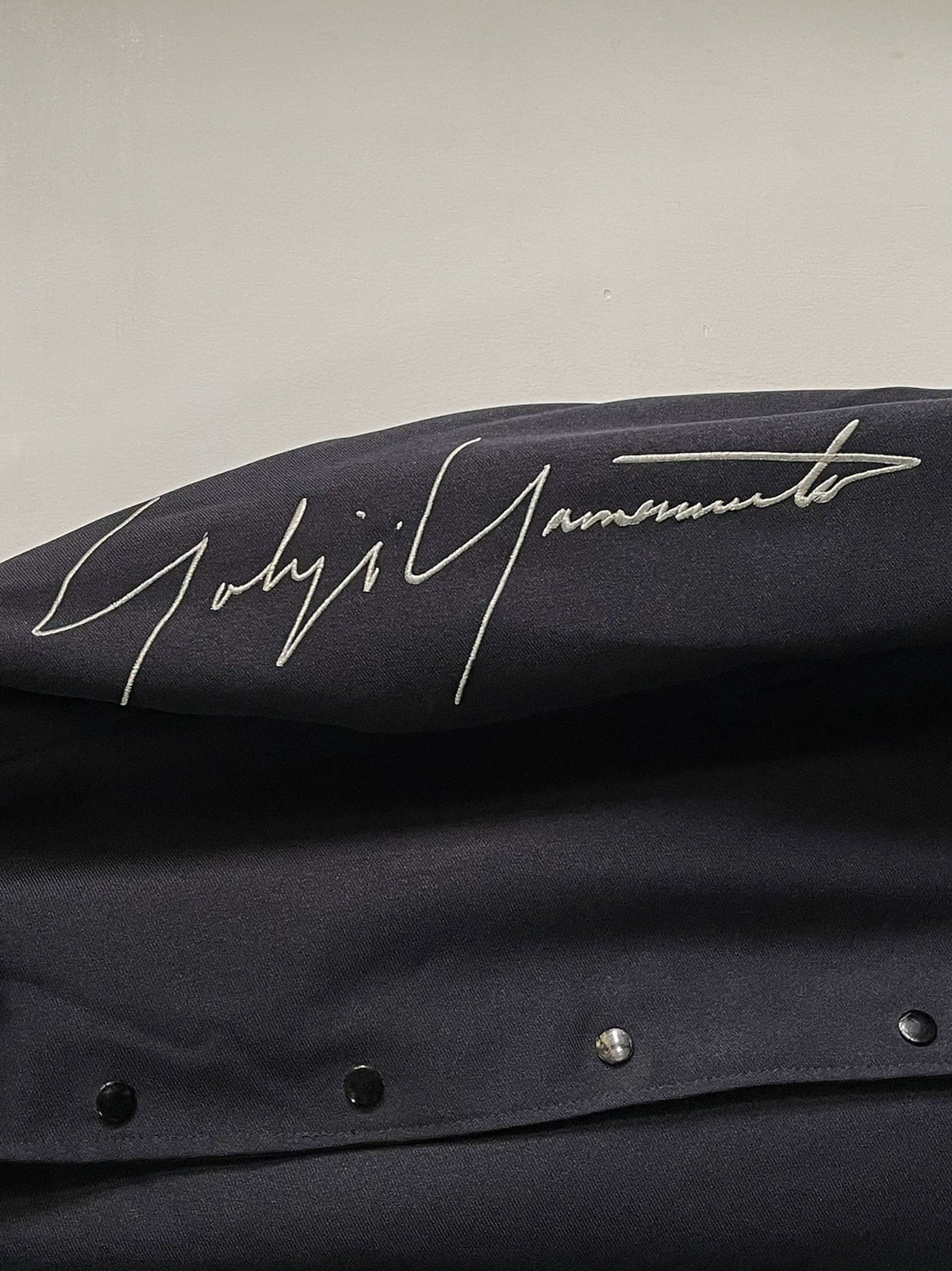 Yohji Yamamoto Mandarin Collar Coach Jacket