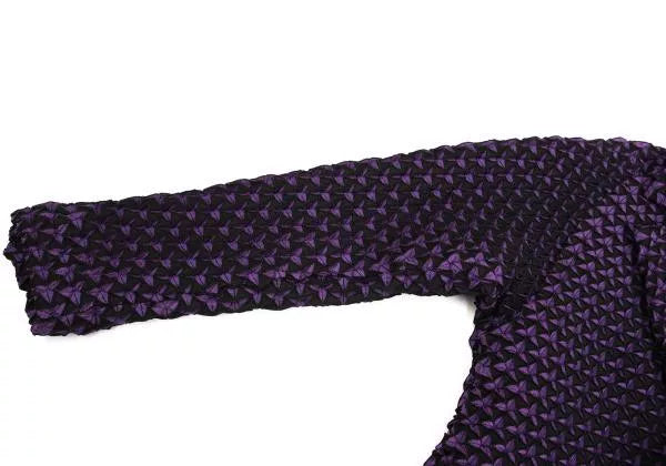 Issey Miyake Vintage Purple Pleated Top