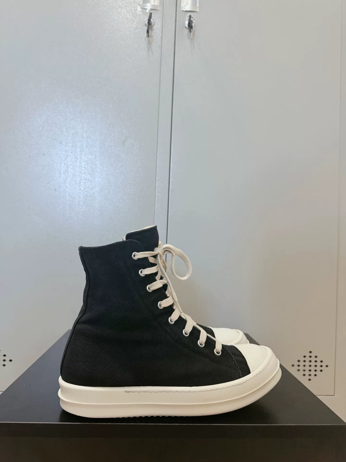 Rick Owens Drkshdw Canvas Sneakers