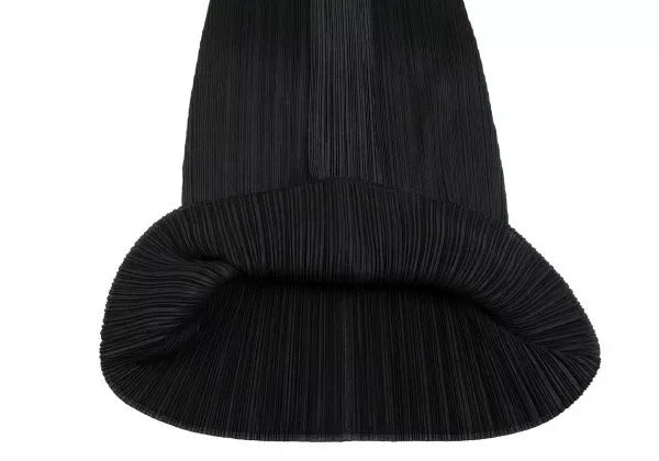 Issey Miyake Vintage Black Pleated Dress