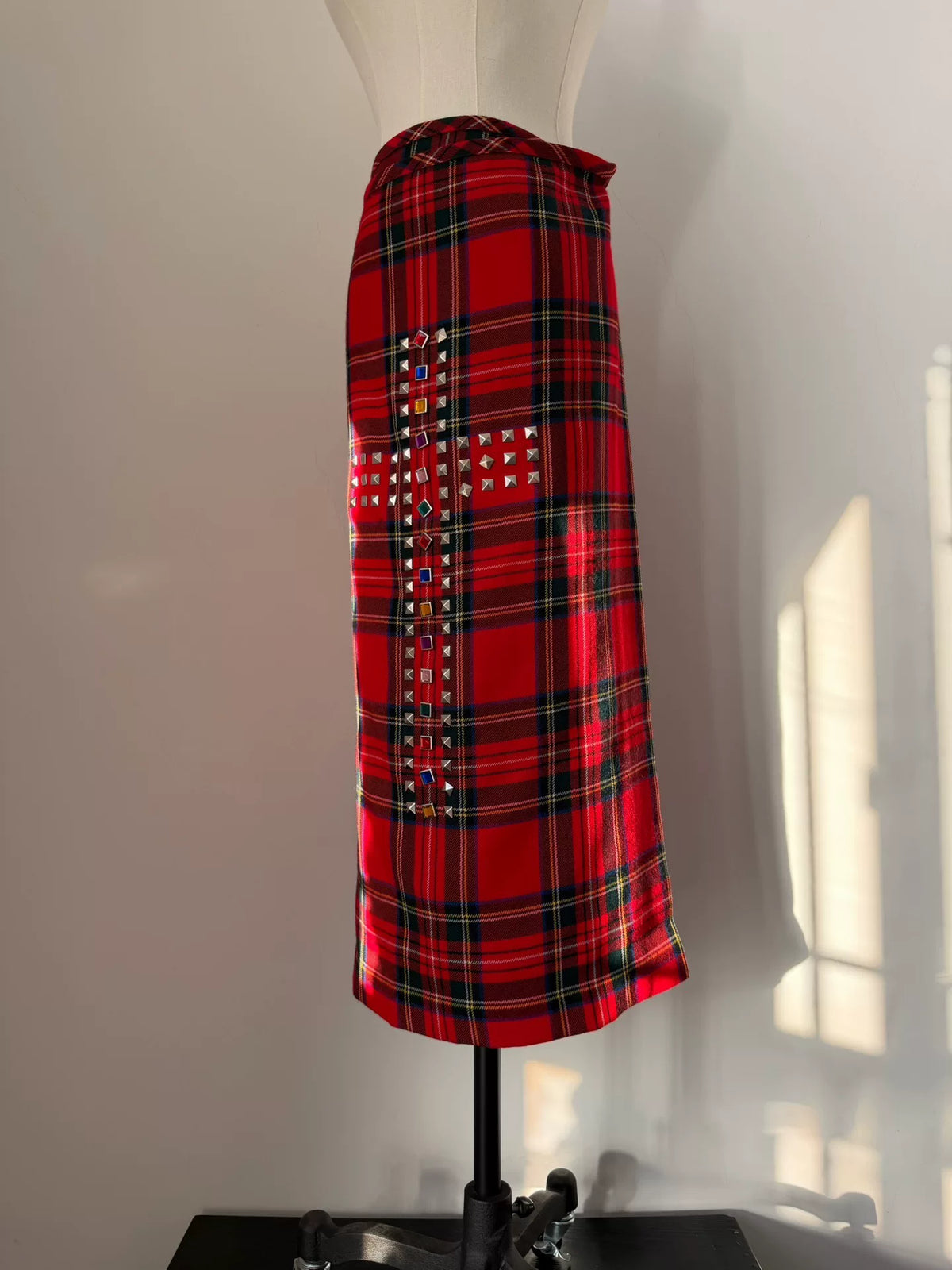 Comme Des Garcons Midi Wool Skirt