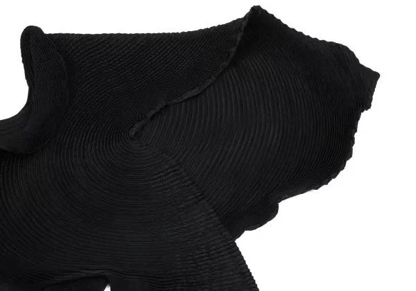 Issey Miyake Vintage Black Pleated Top