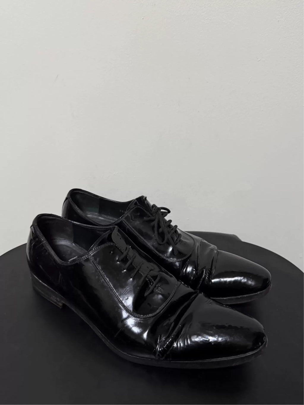 Gucci By Tom Ford Patent Derby Shoes