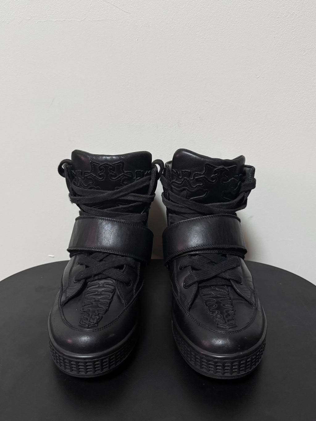 Givenchy Pieced Leather Lace-Up Shoes