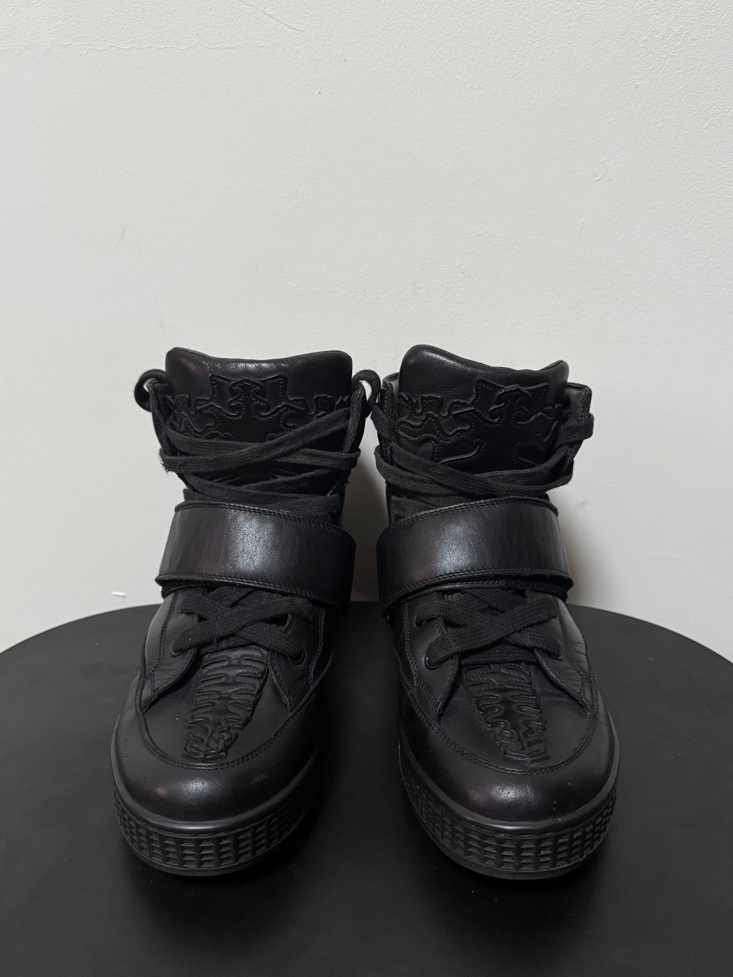 Givenchy Pieced Leather Lace-Up Shoes